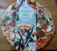 Spinach & Ricotta Stonebaked Hand Stretched Pizza