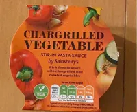Chargrilled vegetable stir in pasta sauce