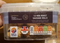 Hog roast sausage rolls