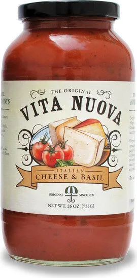 Cheese & basil tomato sauce