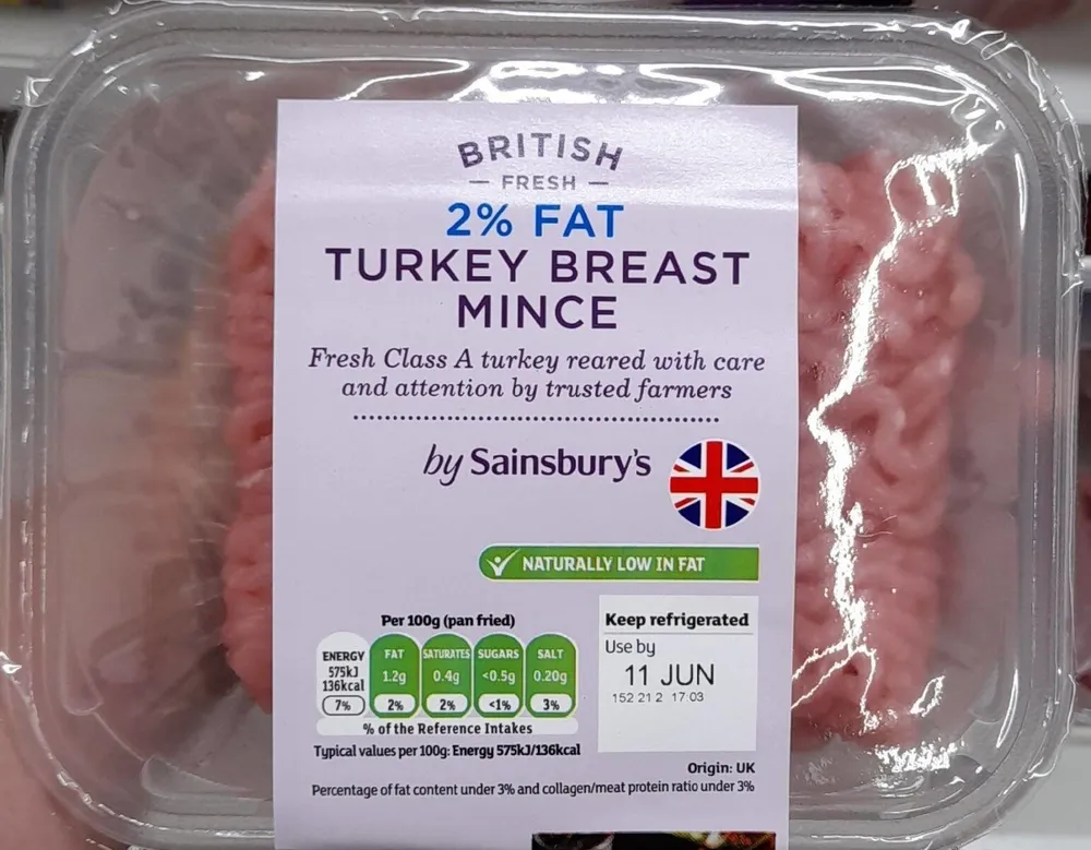 Turkey breast mince