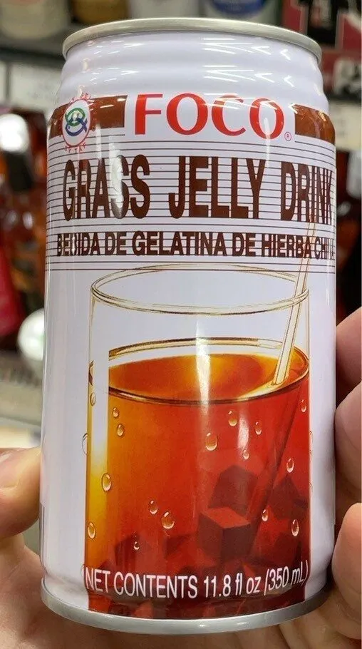 grass jelly drink