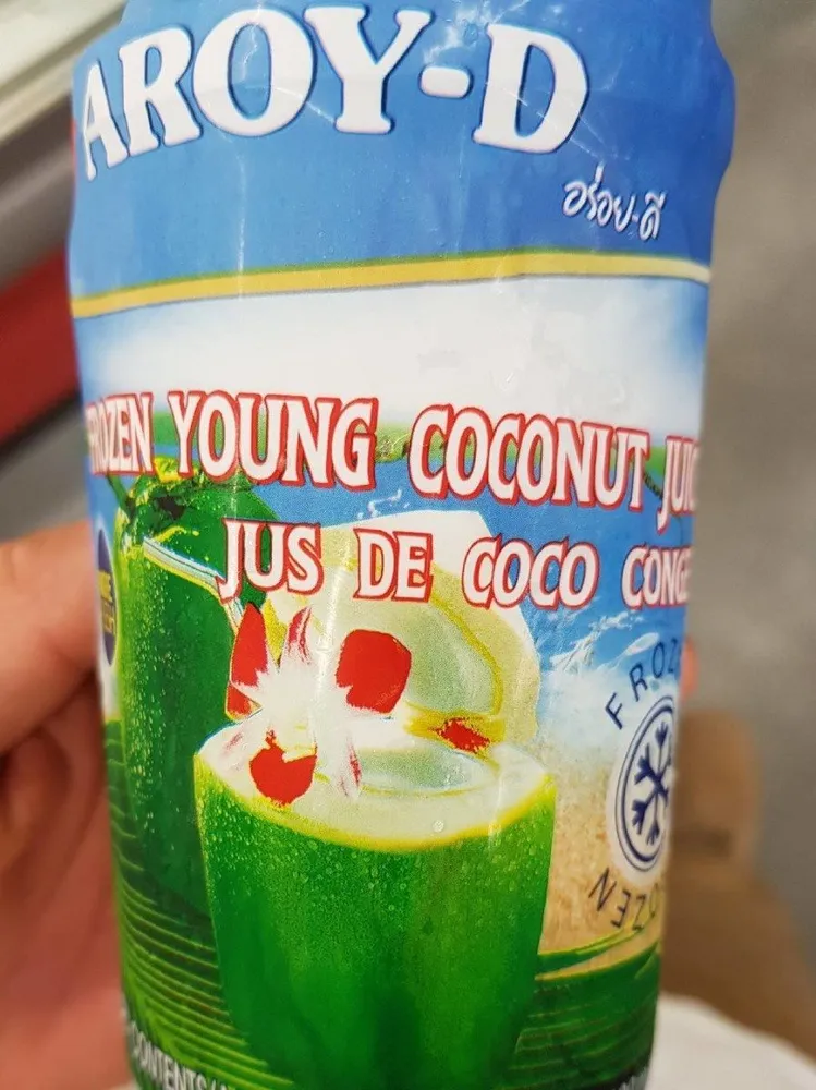 Frozen young coconut juice