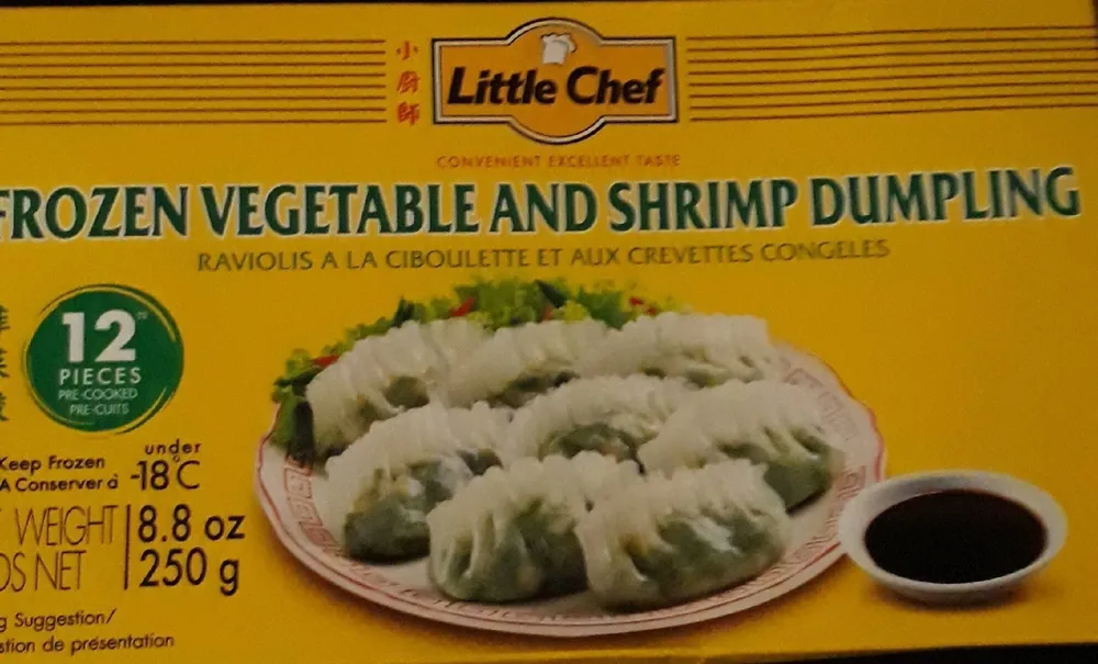Frozen Vegetable And Shrimp Dumpling