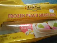 Frozen peach shape bun