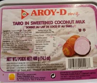 Sorbet au lait de coco et au taro