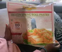Frozen spring roll pastry