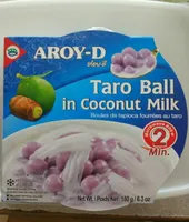 Taro ball in coconut milk