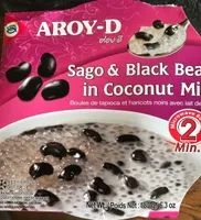 Sago&black bean in coconut milk