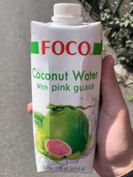 Coconut Water with pink guava