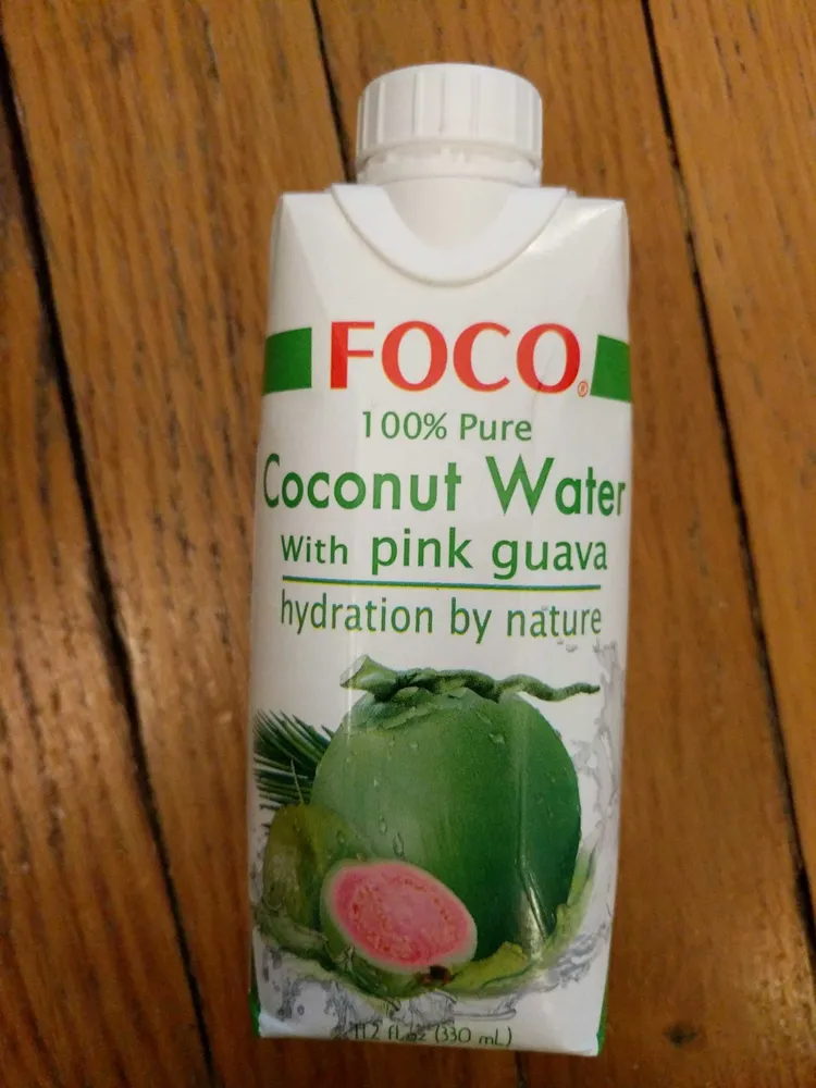 100% Pure Coconut Water With Pure Guava
