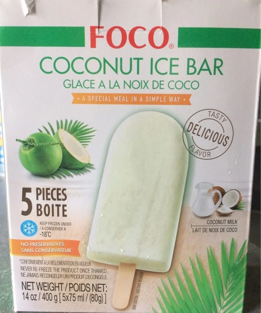 Glace a la noix de coco