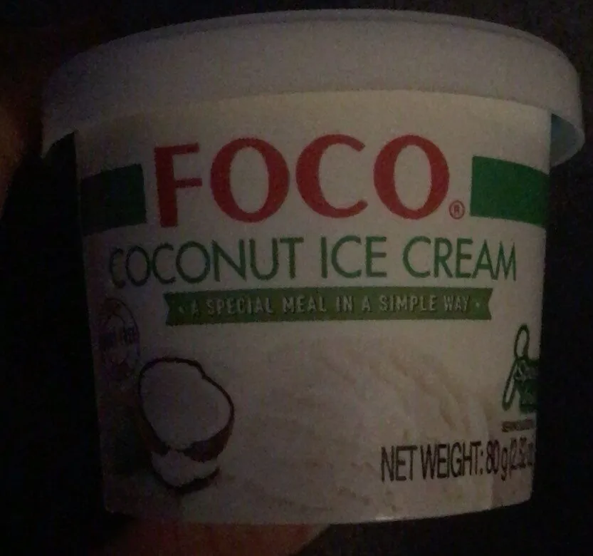 Coconut ice cream