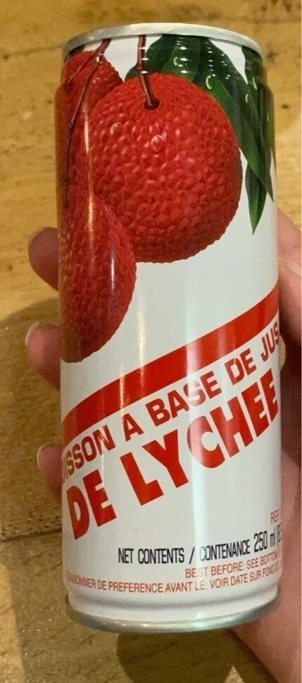 Boisson a base de jus de lychee