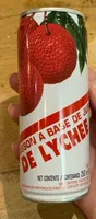 Boisson a base de jus de lychee