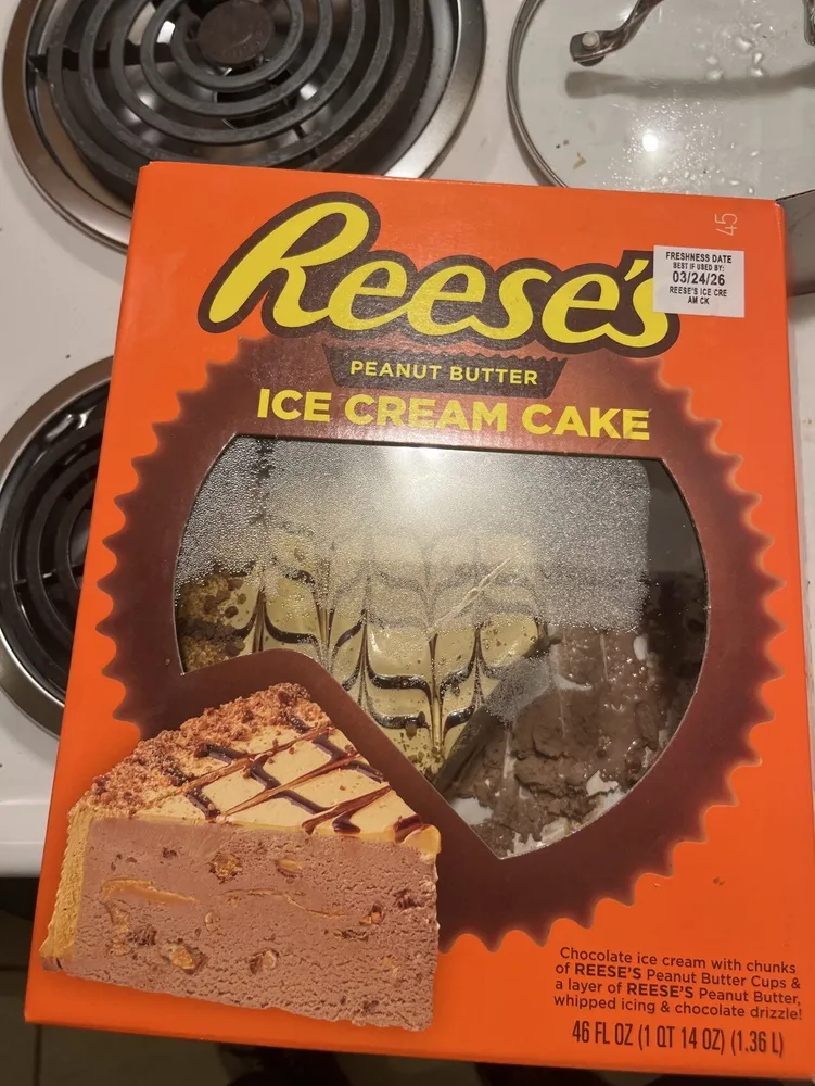 Reese's ice cream cake