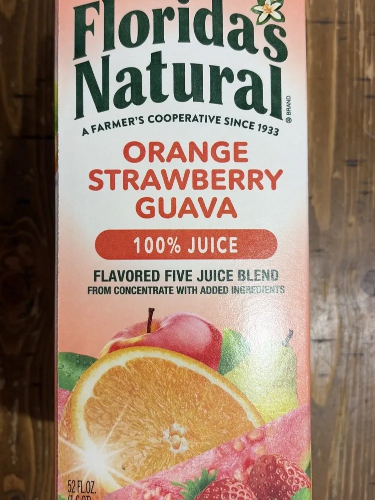 Orange Strawberry Guava Juice