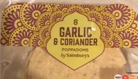 Garli & Coriander Poppadoms