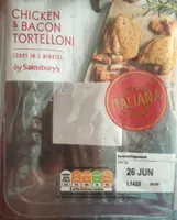 Chicken and bacon totelloni