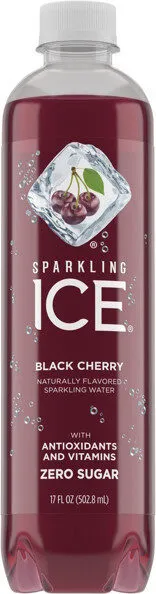 Black Cherry flavored Sparkling Water