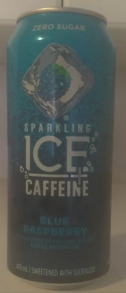 Blue Raspberry Flavoured Sparkling Water Based Beverage