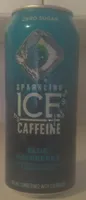 Blue Raspberry Flavoured Sparkling Water Based Beverage
