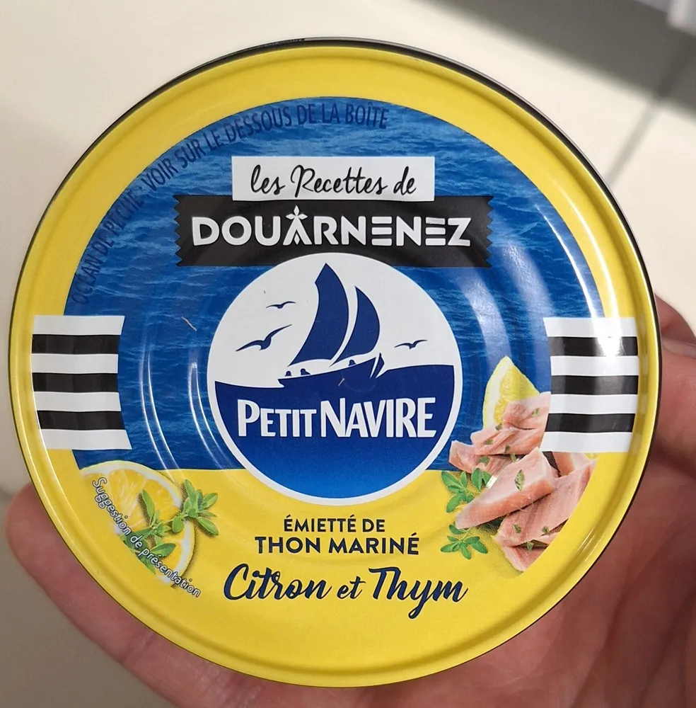 Émietté de thon mariné Citron et Thym