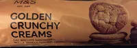 Golden crunchy creams