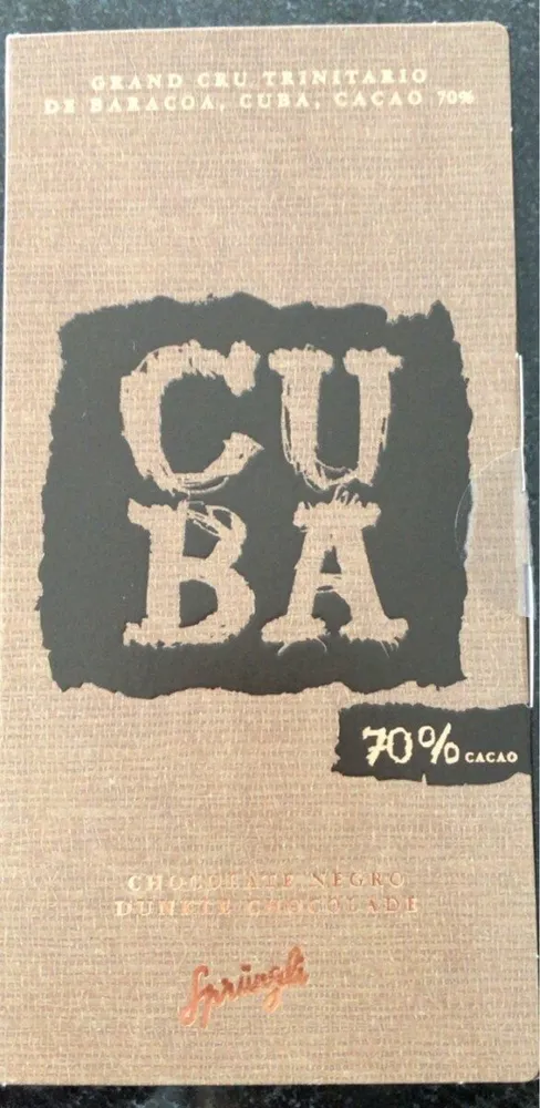 Cuba Grand Cru Dark Chocolate