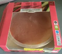 Rhubarb & vanilla cheesecake