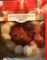 Strawberries & Cream walled cheesecake
