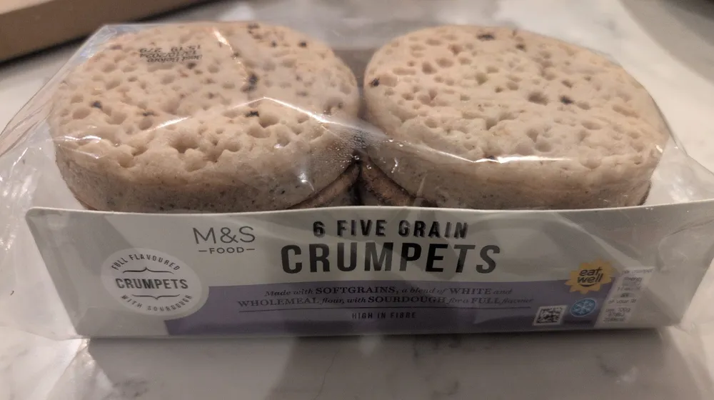 6 Five Grain Crumpets