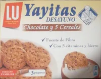 Yayitas chocolate galletas