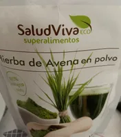 Hierba de avena en polvo