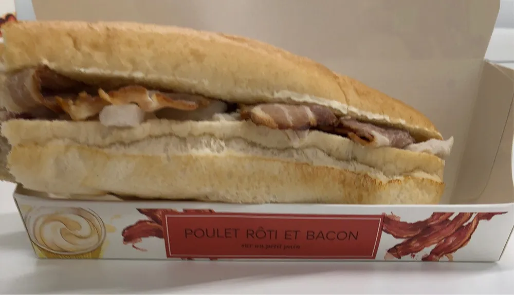 Poulet roti et bacon