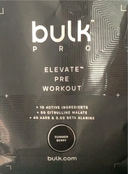Elevate pre workout