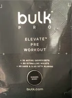 Elevate pre workout