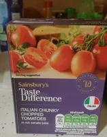 Taste the difference Italian chunky chopped tomatoes