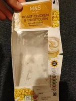 Roast chicken and sweetcorn
