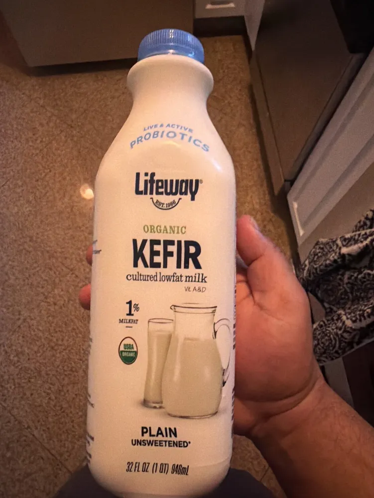 Organic Kefir cultured lowfat milk
