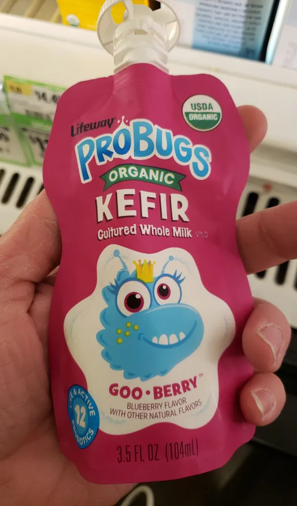 Organic kefir cultured whole milk