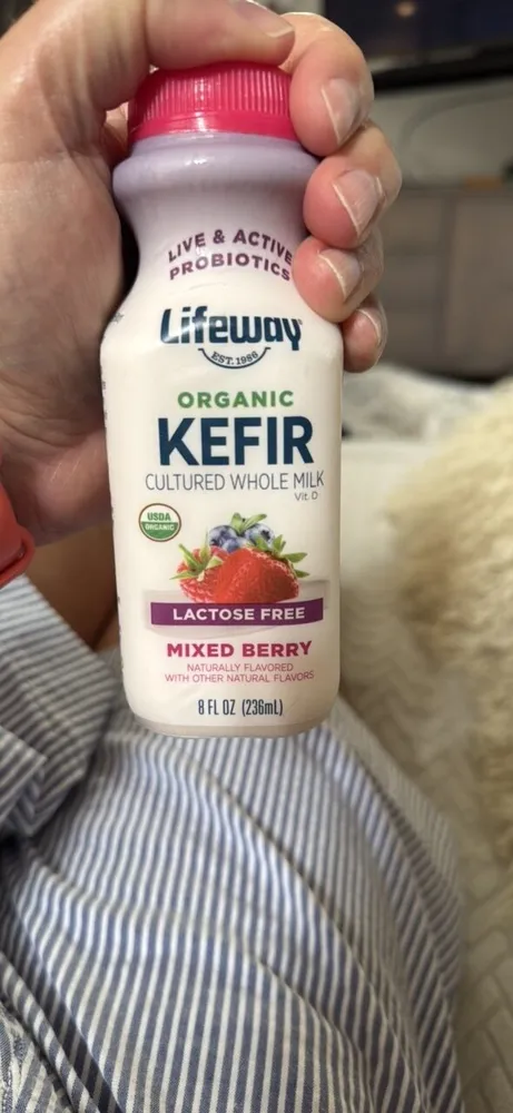 Organic Kefir Cultured Whole Milk Mixed Berry