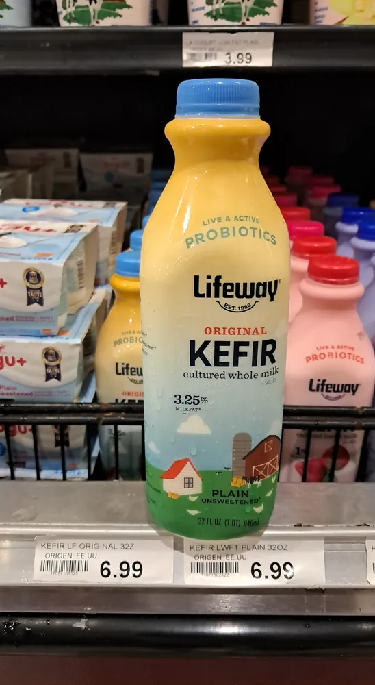 Original unsweetened kefir cultured whole milk, original