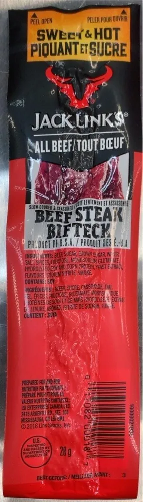 Jack Link’s beefsteak sweet&hot 28gr