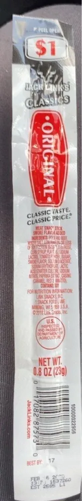 Jack Links Classic Org Beef and Pork SNK