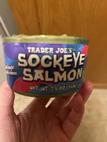 Sockeye Salmon (pacific salmon, wild caught, canned)
