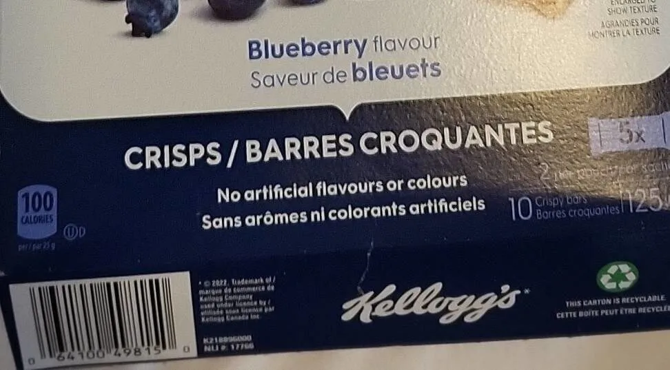 Crises barres croquantes