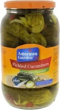 American Garden Pickled Cucumbers Dill Flavored