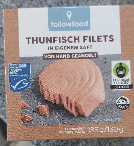 Thunfisch Filets in eigenem Saft