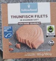 Thunfisch Filets in eigenem Saft